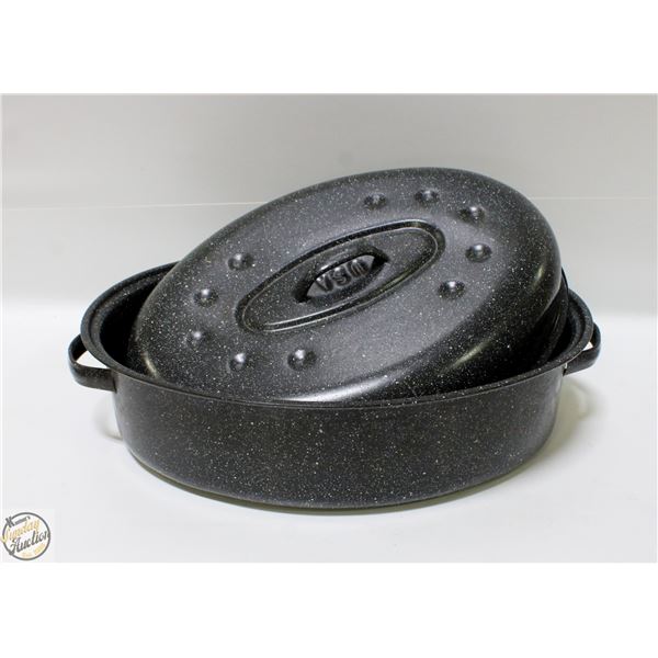 LARGE ROASTING PAN WITH LID
