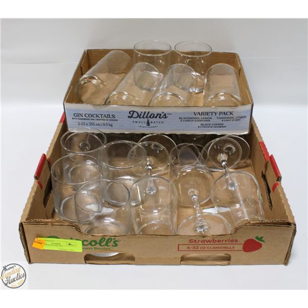 LARGE GLASSWARE SET