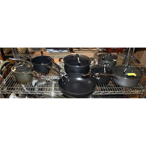 13PC RICARDO AND KIRKLAND POTS AND PANS SET