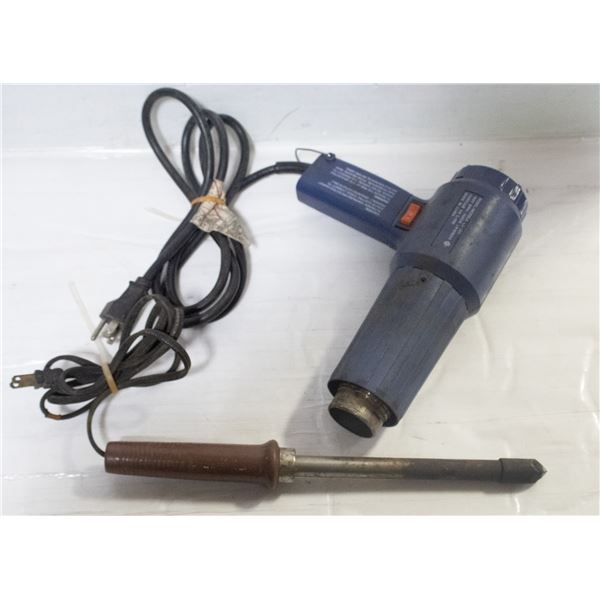 HEAT GUN & SOLDERING IRON
