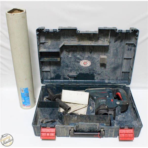 BOSCH JACK HAMMER AND 3" CONCRETE CORE BIT