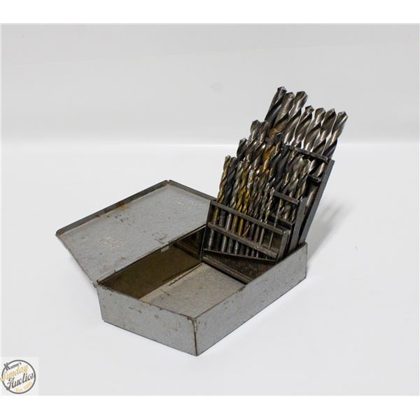 HUOT HIGH-SPEED STEEL DRILL INDEX SET