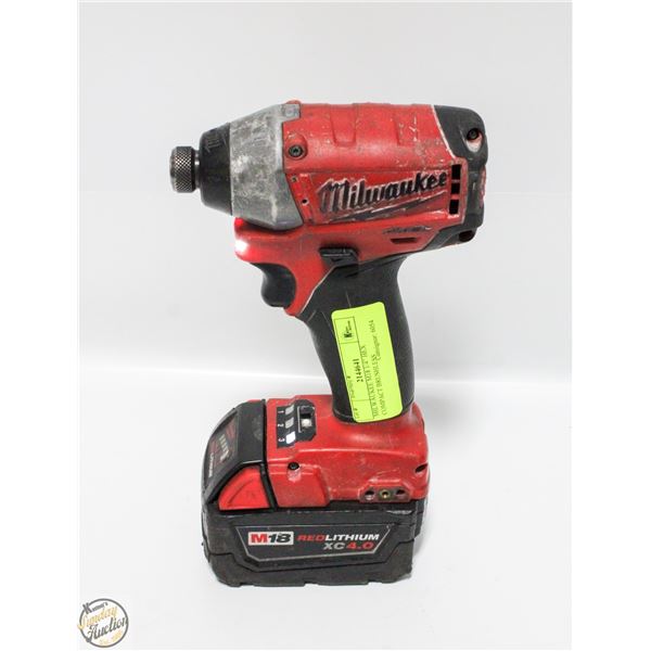 MILWAUKEE M18 1/4” HEX COMPACT BRUSHLESS