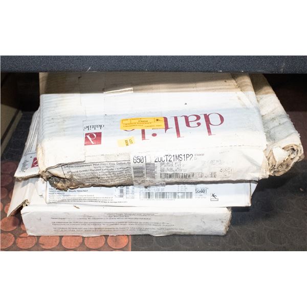 3 BOXES OF WHITE/BACK CHECKERED TILE