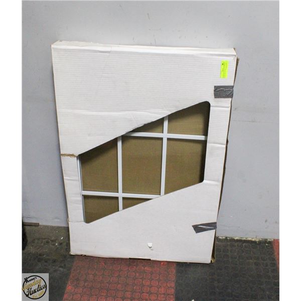NEW SEALED UNIT DOOR WINDOW INSERT WITH FRAME