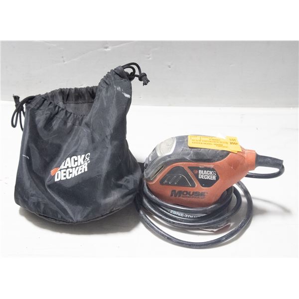 BLACK AND DECKER MOUSE SANDER MODEL MS6008