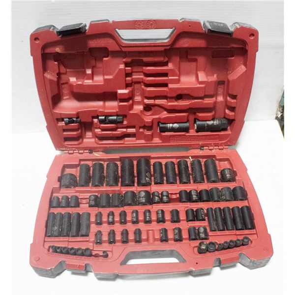 STANLEY FATMAX DEEP IMPACT SOCKETS IN CASE