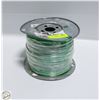 Image 1 : NEW SPOOL OF GREEN RW90 14AWG 600V COPPER WIRE