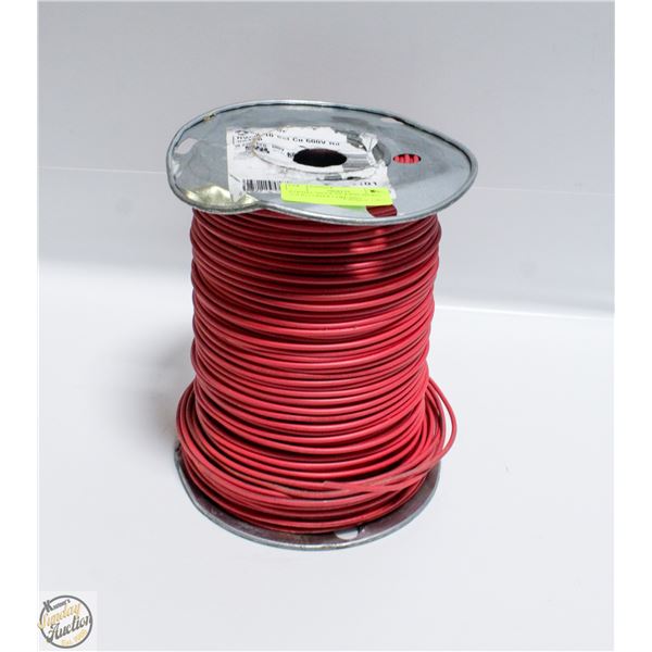 PARTIAL SPOOL OF RW90 10AWG SOLID COPPER CORE 600V