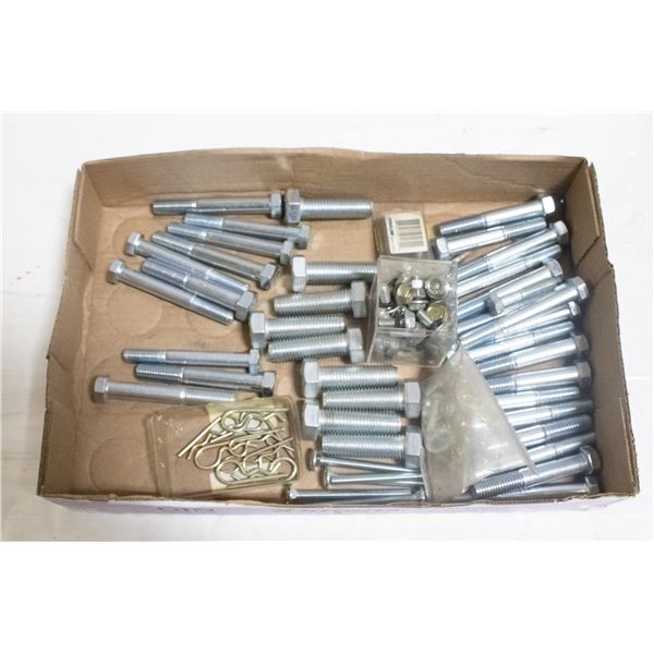 BOX NEW LARGE BOLTS