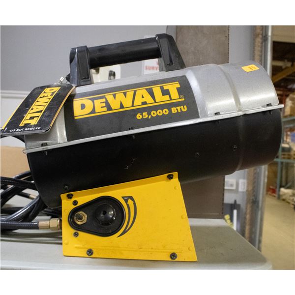 DEWALT 65,000 BTU FORCED AIR PROPANE HEATER