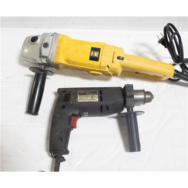 7" SANDER/POLISHER & 1/2" DRILL