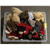 Image 1 : 10 CHRISTMAS TEDDY BEAR STUFFIES