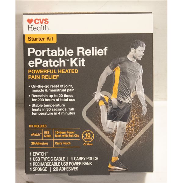 CVS HEALTH STARTER KIT PORTABLE RELIEF EPATCH KIT