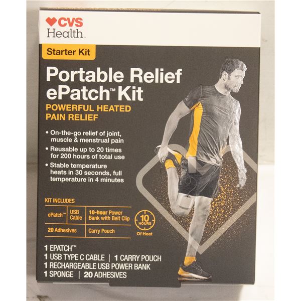 CVS HEALTH STARTER KIT PORTABLE RELIEF EPATCH KIT