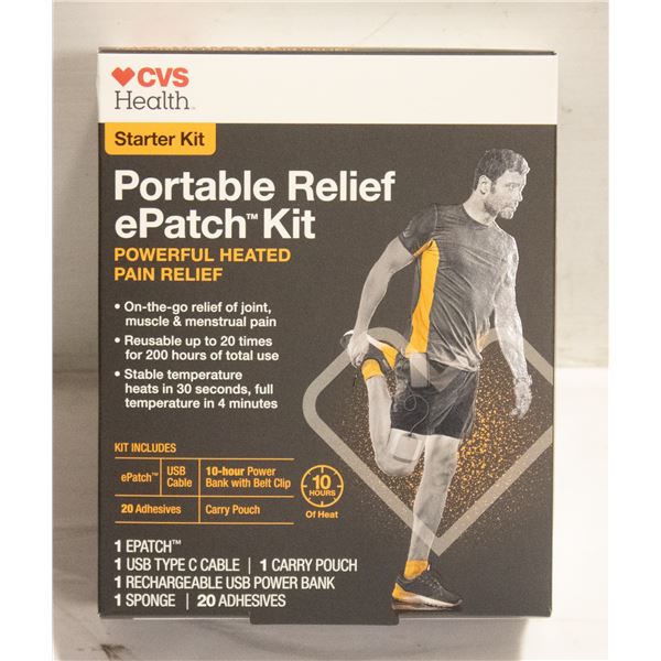 CVS HEALTH STARTER KIT PORTABLE RELIEF EPATCH KIT