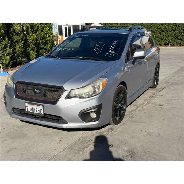 SUBA IMPREZA 2014 O/S TITLE 2 DAYS