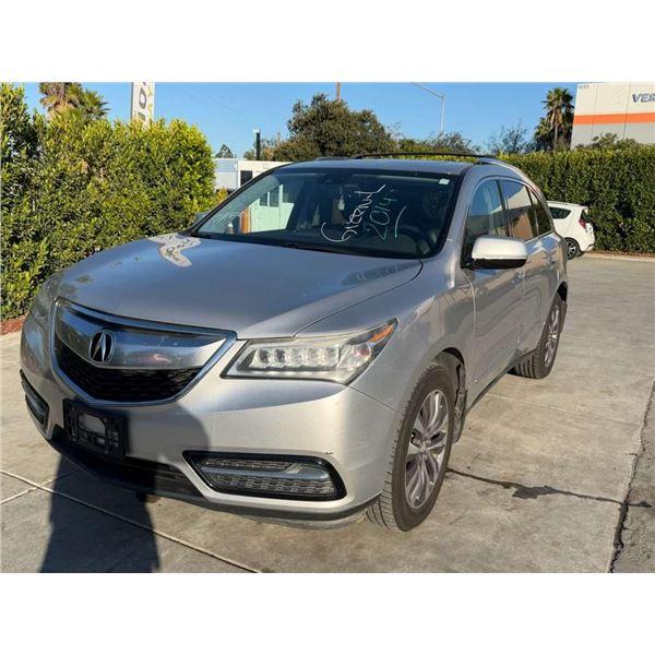 ACUR MDX 2014 O/S TITLE 2 DAYS