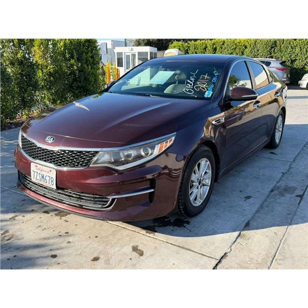 KIA OPTIMA 2017 T-REPO-SMOG-2 DAYS