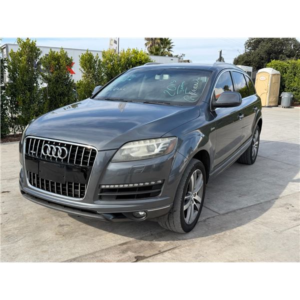 AUDI Q7 2015 REPO- WAIT/TITLE