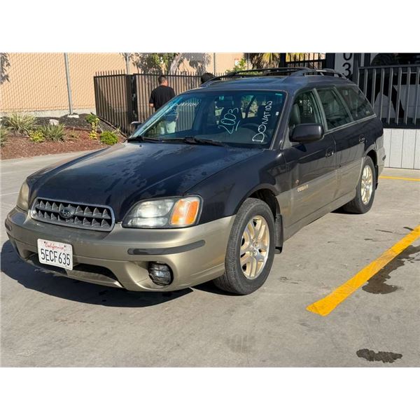 SUBA OUTBACK 2003 T-DONATION