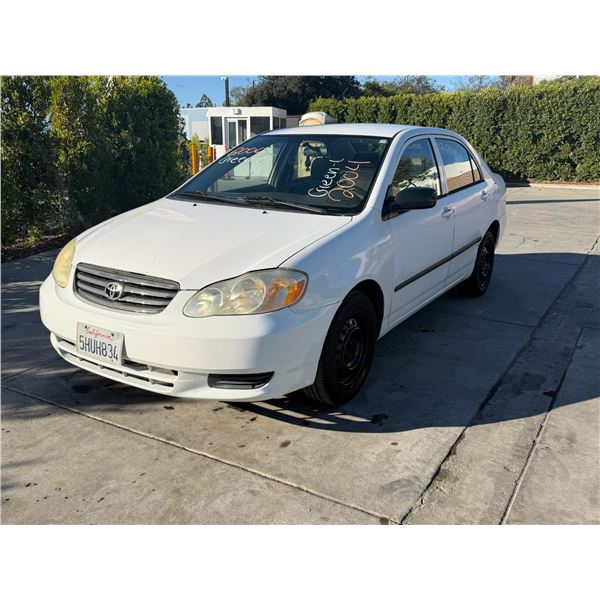 TOYT COROLLA 2004 O/S-WAIT/TITLE