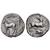 Greek coins. Zankle-Messana. Tetradrachm ca 420-413, AR 17.19g.