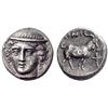Greek coins. Aenus. Tetrobol ca 400-397, AR 2.56g.