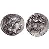 Image 1 : Roman Rep. Denarius, Etruria (?) ca 211-208, AR 4.45g.