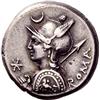 Image 2 : Roman Rep. P. Licinius Nerva. Denarius 113-112, AR 3.96g.