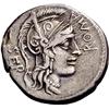 Image 2 : Roman Rep. A. Manlius Q.f. Denarius ca 118-107, AR 3.82g.