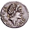 Image 2 : Roman Rep. L. Pomponius Molo. Denarius 97, AR 4.11g.