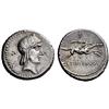 Roman Rep. L. Calpurnius Piso Frugi. Denarius 90, AR 3.92g.