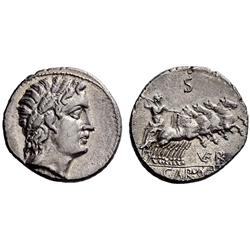 Roman Rep. Vergilius, Gargilius, Ogulnius. Denarius 86, AR 3.93g.