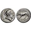Roman Rep. P. Satrienus. Denarius 77, AR 3.87g.