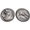 Roman Rep. C. Hosidius C.f. Geta. Denarius 68, AR 4.08g.