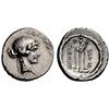 Roman Rep. L. Manlius Torquatus. Denarius 65, AR 3.93g.