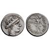 Image 1 : Roman Rep. L. Hostilius Saserna. Denarius 48, AR 4.02g.