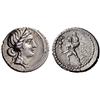 Image 1 : Roman Rep. Julius Caesar. Denarius, Africa 47-46, AR 3.83g.
