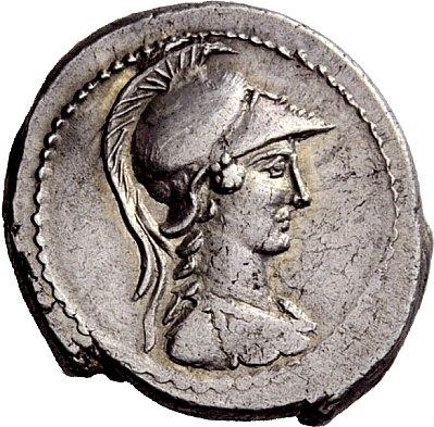 Roman Rep. C. Vibius Varus. Denarius 42, AR 4.02g.