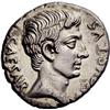 Image 2 : Roman Empire. Octavian. M. Durmius. Denarius ca 19 BC, AR 3.82g.