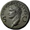 Image 2 : Roman Empire. Octavian. D.Augustus. Dupondius ca 37-41, Æ 16.83g.