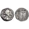 Roman Empire. Clodius Macer. Denarius 68, AR 3.95g.