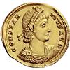 Image 2 : Roman Empire. Constantius II. Semissis 355-361, AV 2.16g.