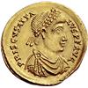 Image 2 : Roman Empire. Priscus Attalus. Solidus 409-410, AV 4.47g.