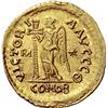 Image 3 : Barbaric Coinage. Theodoric, 493-526. Solidus 491-518, AV 4.43g.