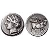 Greek coins. Neapolis. Didrachm ca 275-250, AR 7.61g.