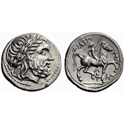 Greek coins. Macedonia, Philip II. Tetradrachm ca 315-294, AR 14.26g.