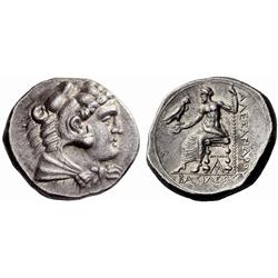 Greek coins. Macedonia, Alexander III. Tetradrachm ca 328-320, AR 17.12g.