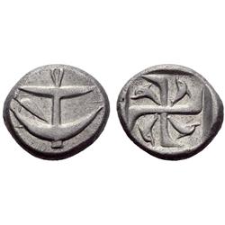 Greek coins. Apollonia Pontica. Drachm 5th-4th cent. BC, AR 2.95g.